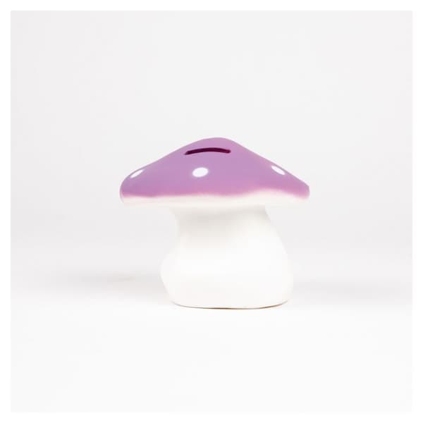 Spargris Svamp - Lila Violett