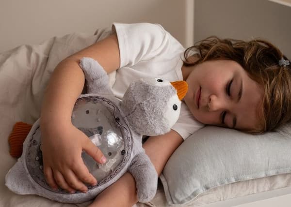 Cloud b - Genopladelig Tranquil Penguin natlampe - BTL DIFFUSION Grå