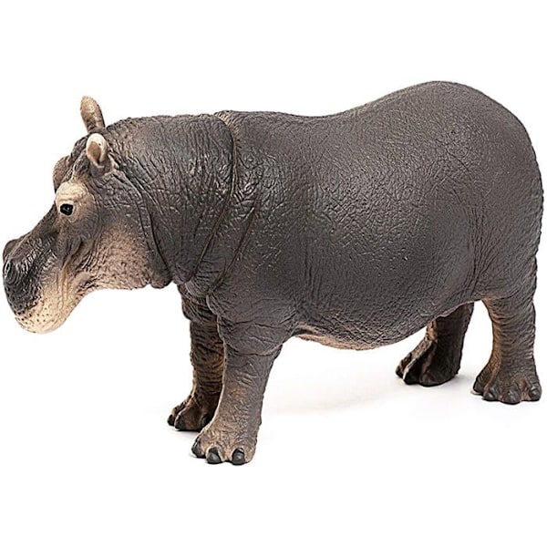 Virtahepohahmo - SCHLEICH - Savanna Animals Collection - Käsinmaalattu - 13,4 x 6 x 5,3 cm kastanj