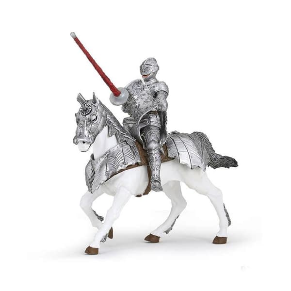 Papo - Figurine Hest i rustning