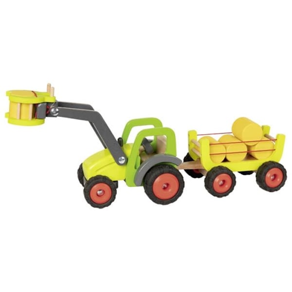Goki - Traktor med hövagn - GOLLNEST & KIESEL Grön