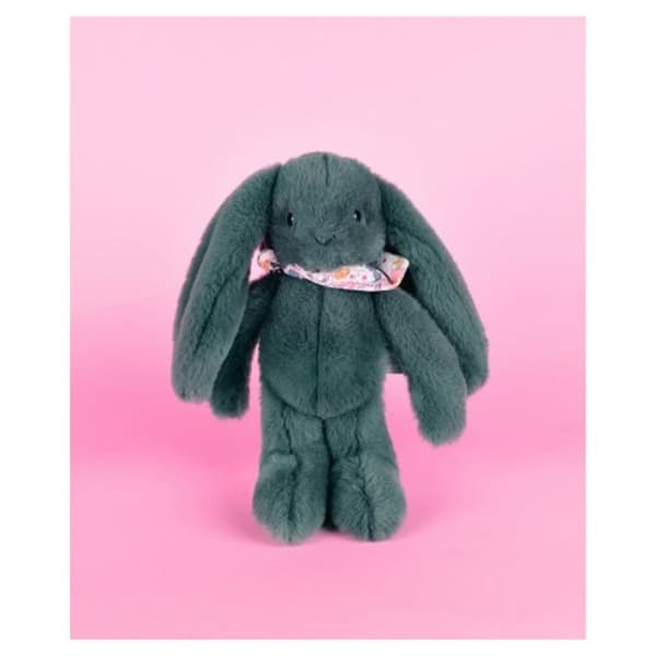 Doudou et Compagnie - Plys Kanin Fleurette grøn 25 cm Grøn
