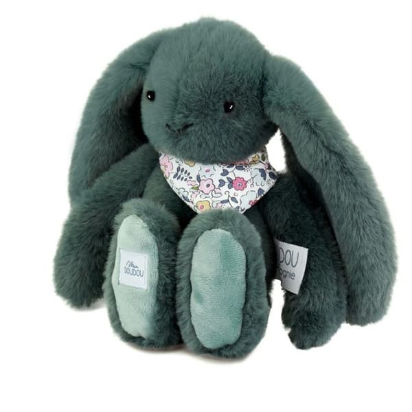 Doudou ja Yhtiö - Fleurette vihreä pupu pehmolelu 25 cm Grön