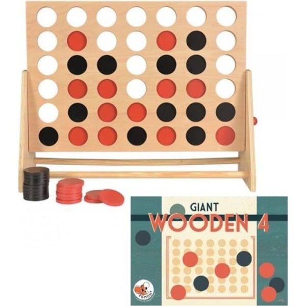 Giant Wooden 4 brädspel - Egmont Toys - Power 4 - Barn - 6 år och uppåt