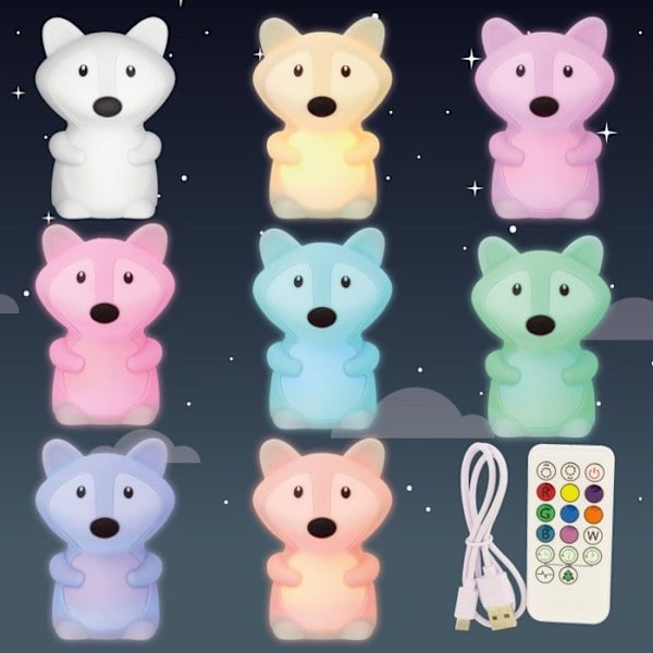 Ulysse - Little Fox Night Light Vit