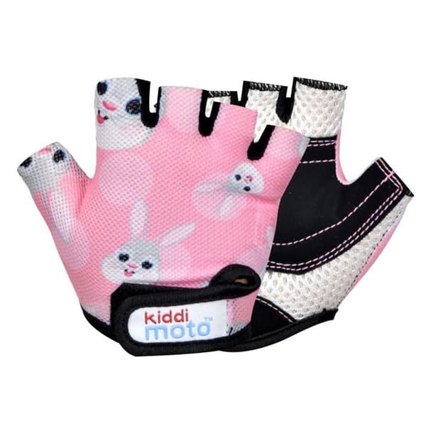 Kiddimoto - Bunny Handsker MEDIUM Rosa