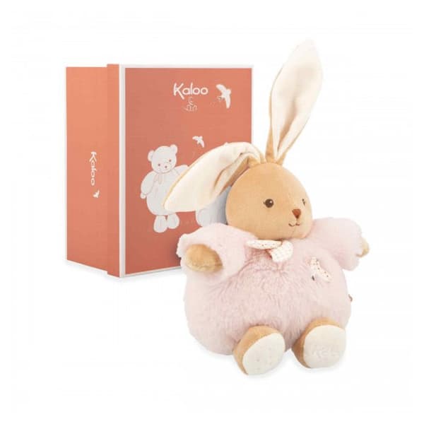 Patapouf Vaaleanpunainen Jänis - 17 cm - KALOO - PEHMOLELUT/Doudous - Beige - Kierrätetty Polyesteri Ros