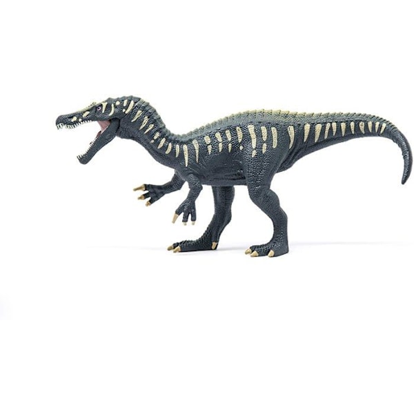 Baryonyx-figuriini, realistisilla yksityiskohdilla ja liikkuvalla leualla, koko 23 cm, Schleich 15022 Dinosaurus, alkaen 4-vuotiaille Flerfärgad