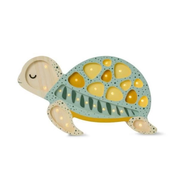 TURTLE-Lampa bord LED Sköldpadda H37cm Galapagos sage Little Lights