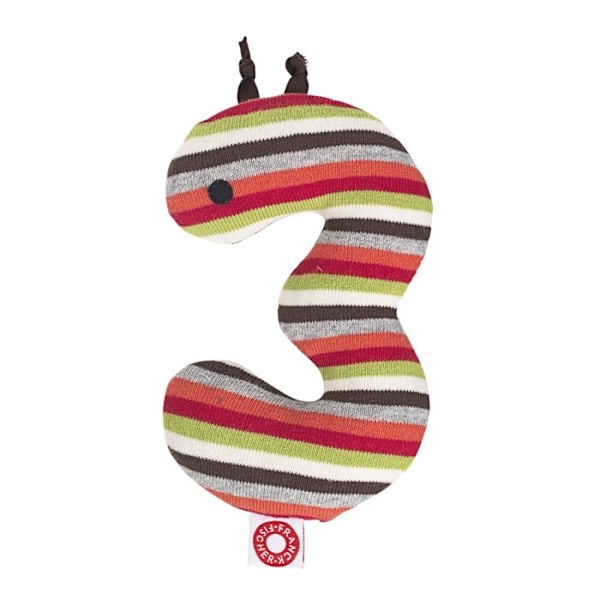 Franck & Fischer - Chiffre 3, kangaslelu - ELEMENTS FOR KIDS Röd
