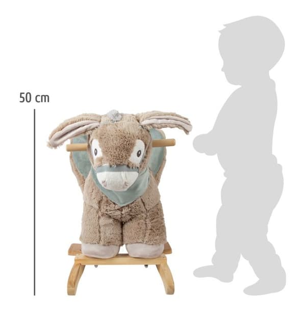 Small foot company - Vuggeæsel med sæde - LEGLER Grå