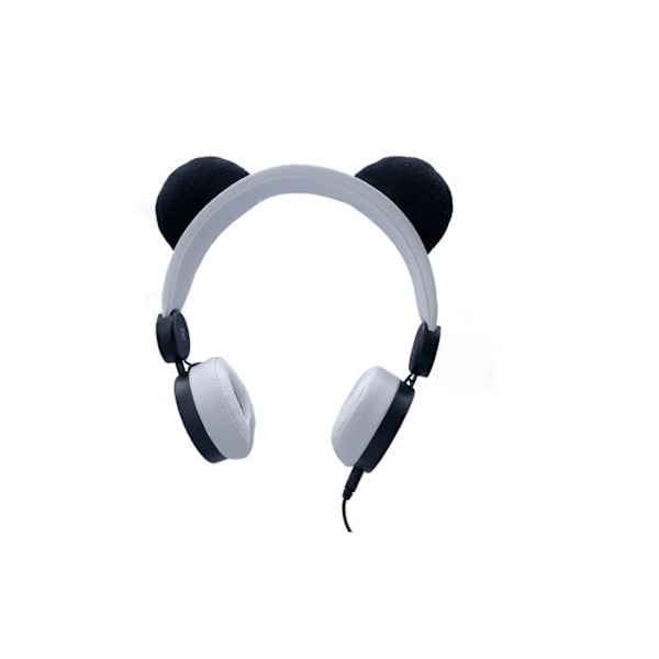 Lasten kuulokkeet Kidyears - Panda - Kidywolf - Ääniraja 85dB musta, Valkoinen