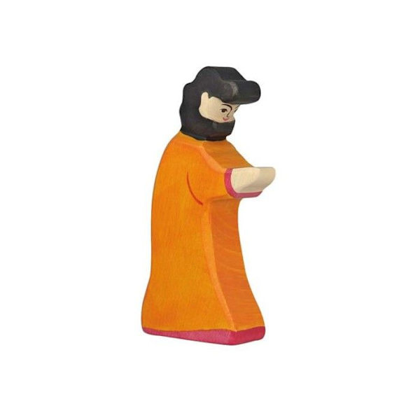 HOLZTIGER - 80285 - FIGUURI - JOSEPH Orange, svart, röd och beige