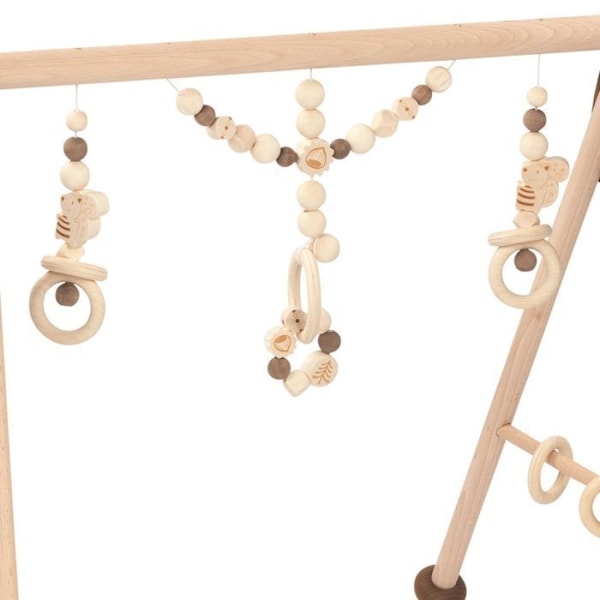 Baby Gym - GOKI - Ekorr - Utvecklingsleksak - Lätt att bära - Unisex Beige