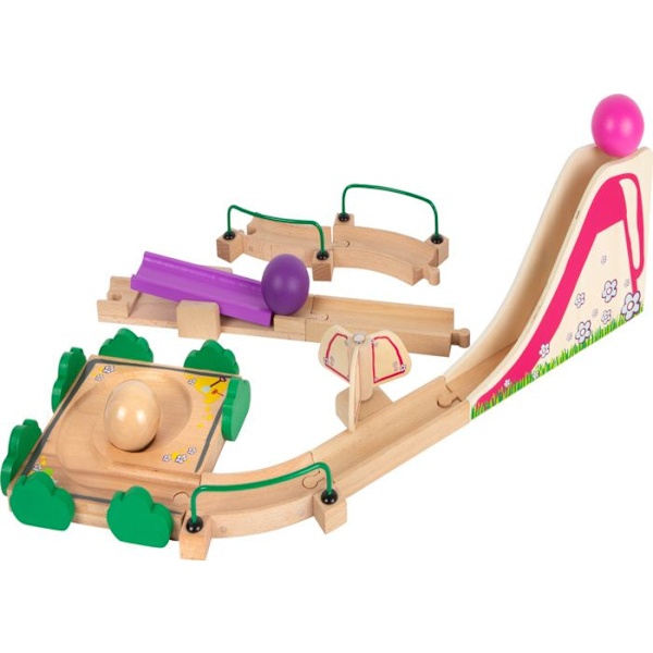 Liten fotsällskap - Bowlinghall Junior lekplats - LEGLER Beige