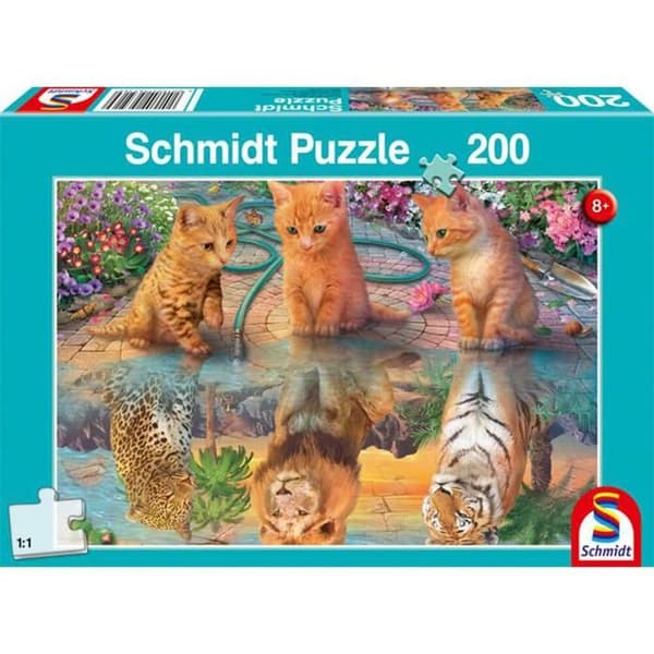 Puzzle med 200 brikker: Når jeg bliver stor... Blå