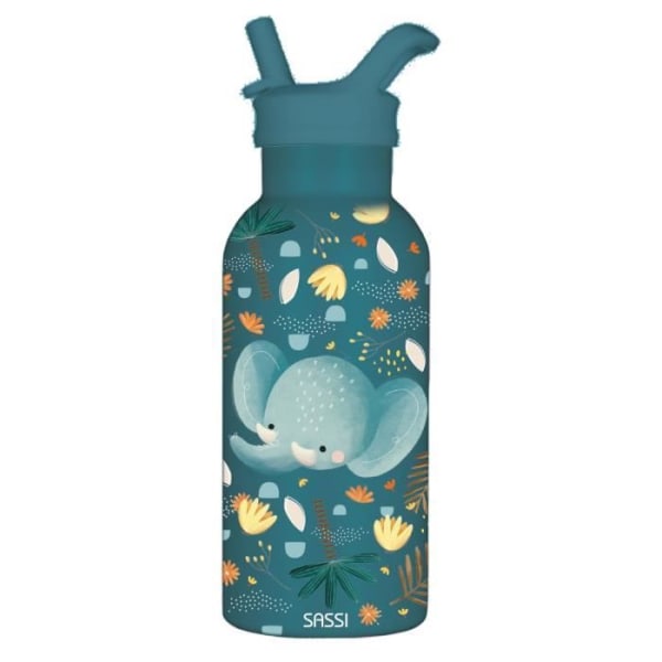 Sassi Junior - Chewy the elephant isolerad flaska 350 ml Flerfärgad