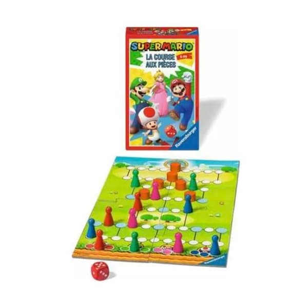 Mini spil - Super Mario løbet om mønterne - Röd