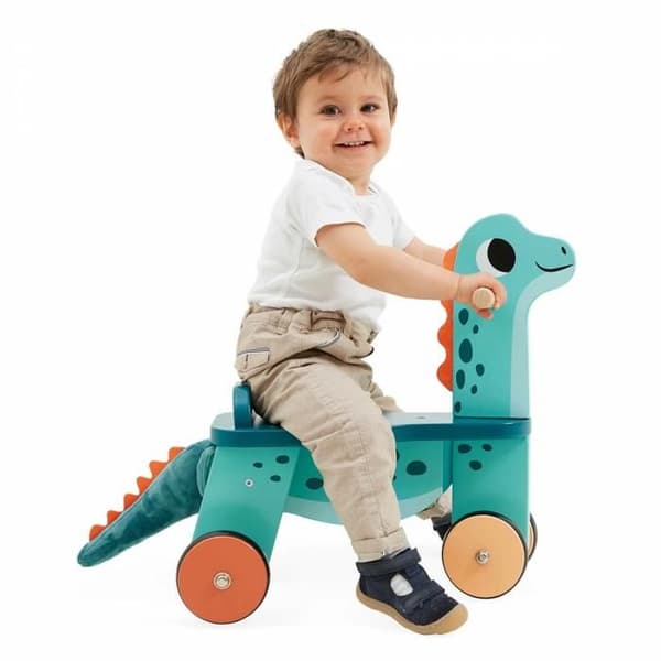 DINO - BÆRER PORTOSAURUS Grönt och orange