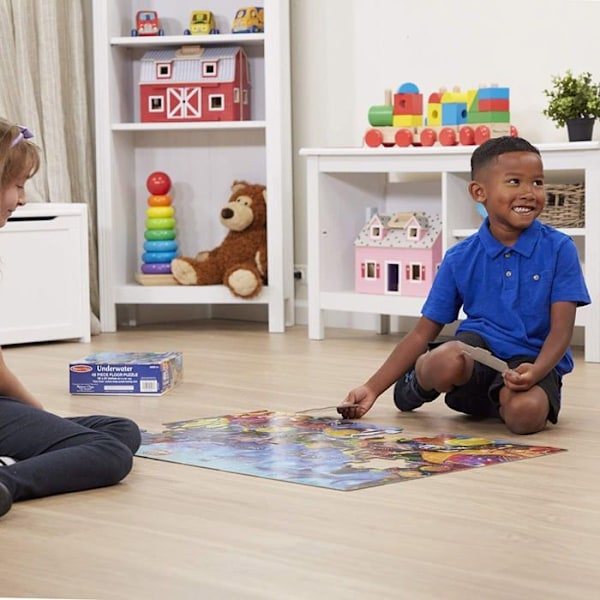 Pussel - Melissa & Doug - Under havet - 48 bitar - Djur - Barn