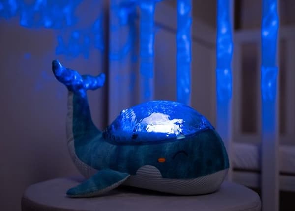 Cloud b - Genopladelig Tranquil Whale Blå natlampe - BTL DIFFUSION Blå