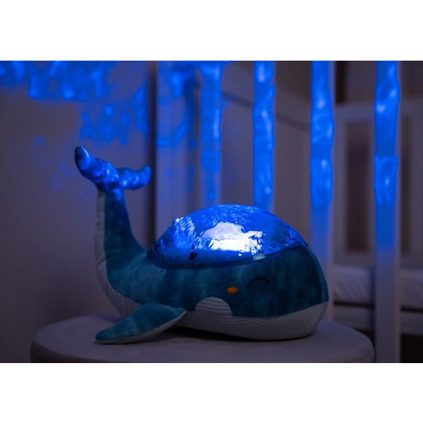 Cloud b - Uppladdningsbart Blue Tranquil Whale Night Light - BTL DIFFUSION Blå
