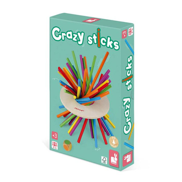 Crazy Sticks - JANOD - Puinen - Aloitus 3-vuotiaasta lähtien Gul