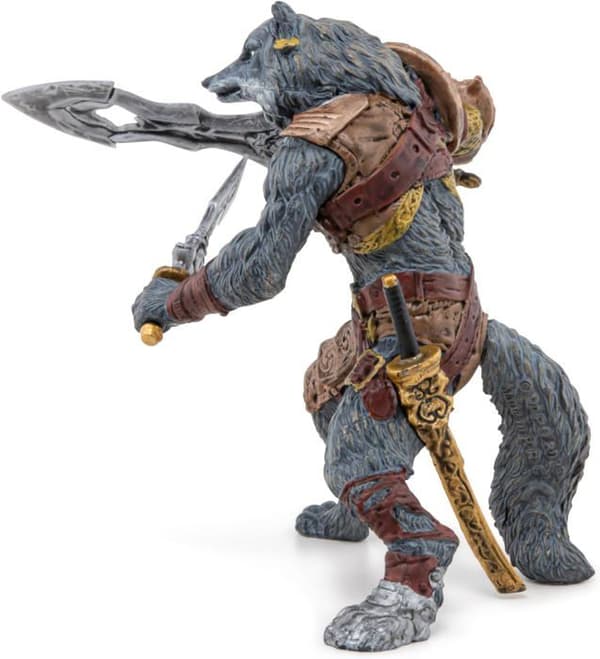 Papo - Mutant Wolf Figurine Grå