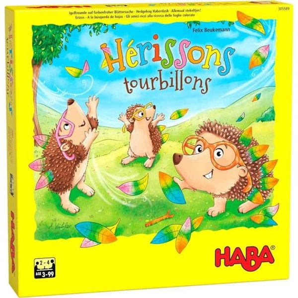 Muistipeli Siilit pyörteet - HABA - 3 vuotta ja enemmän Flerfärgad