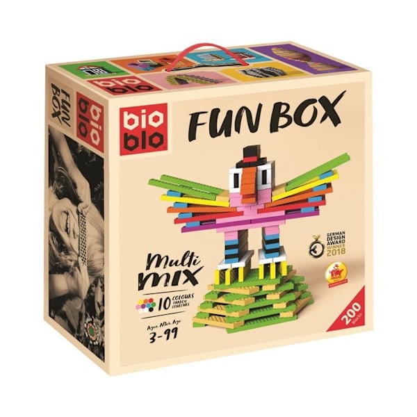 Bioblo - Bioblo Fun Box 200 tiiltä - HUBTOYS Beige