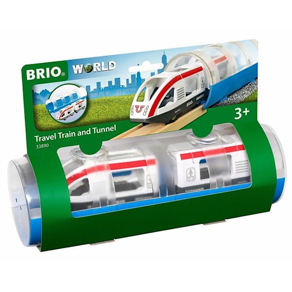Passagerartåg och tunnel - BRIO - 33890 - Blandat - 3 år och över - Leksak