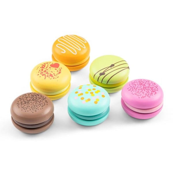 Uudet klassikkolelut - Macaronit 6 kpl Grön