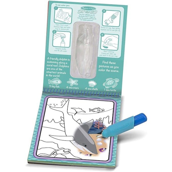 Melissa & Doug - Water Wow! Under havet Blå