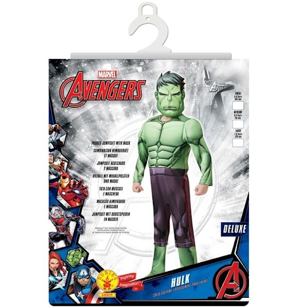 LUXUSKLÄDSEL HULK FÖRSTÄRKT KILL 7/8 ÅR Grön, Anis, Mint, Vatten Vit 7-8 år gammal