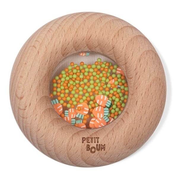 Sensorisk leksak - PETIT BOUM - PBSDCAR - Bøk - 24 månader - Blandat Orange