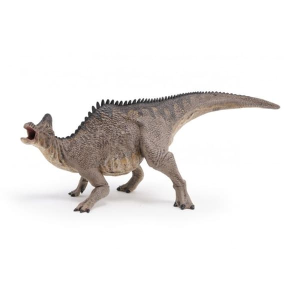 Figur - PAPO - Corythosaurus - Håndmalet - Ultra realistisk - 22 cm Grå