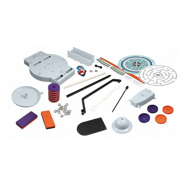 Mini vetenskapligt laboratorium Magneter Violett