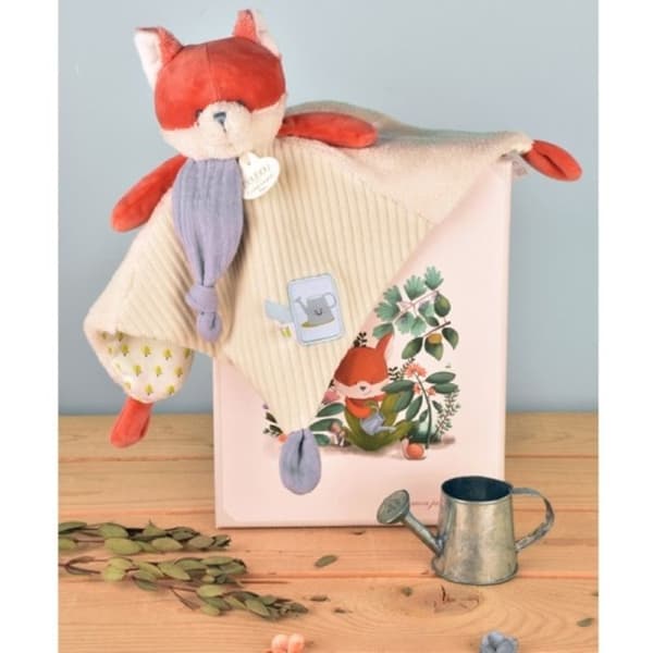 Doudou litteä Kettu Romarin - 27 cm beige