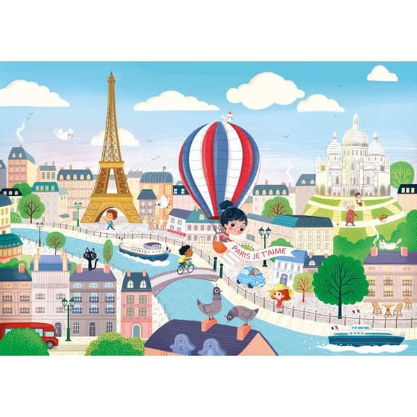 Udsigt over Paris brun