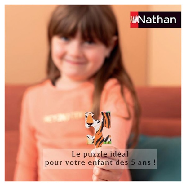 Nathan pussel 45 p - Flerfärgad