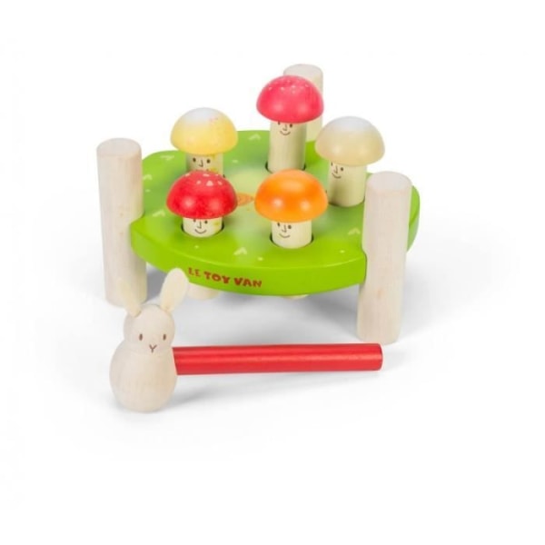 Le Toy Van - Mushroom Gentlemen Hammer Game - JH PRODUCTS Flerfärgad