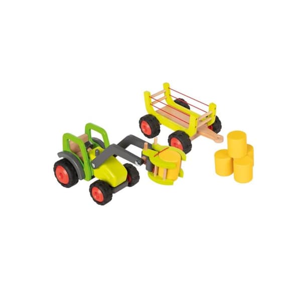 Goki - Traktor med høvogn - GOLLNEST & KIESEL Grön