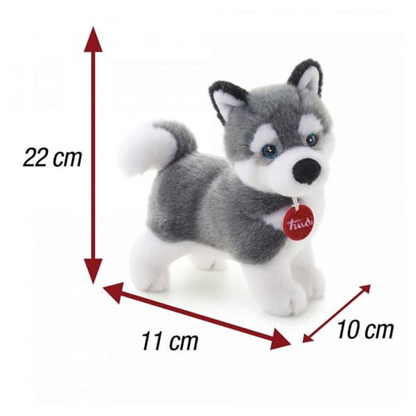 Pehmolelu - Trudi - Husky Marcus vauva - Monivärinen - 24cm Multifarvet