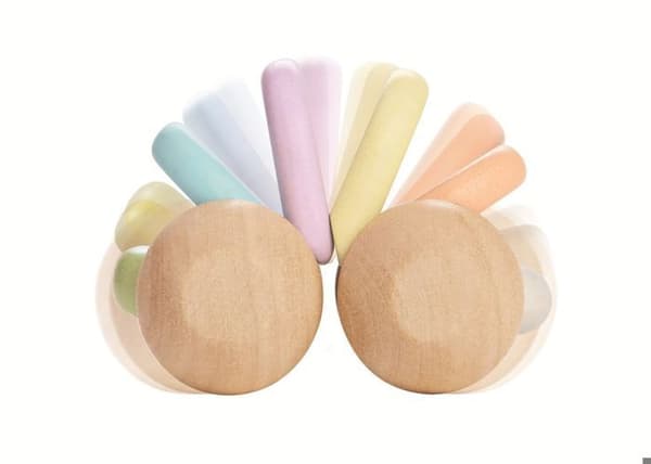 Plan Toys - Pastel babybil - TROUSSELIER beige