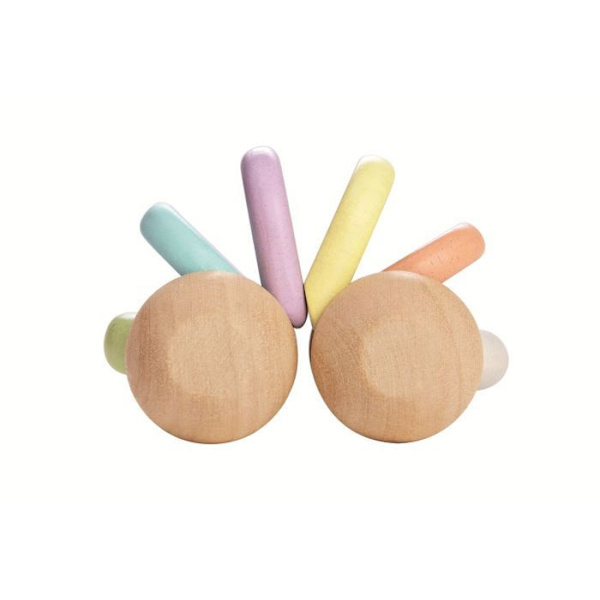 Plan Toys - Pastellin vauvan auto - TROUSSELIER Beige