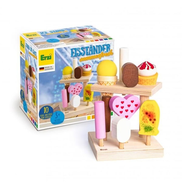 Erzi - Summerfresh jäätelökärry Beige