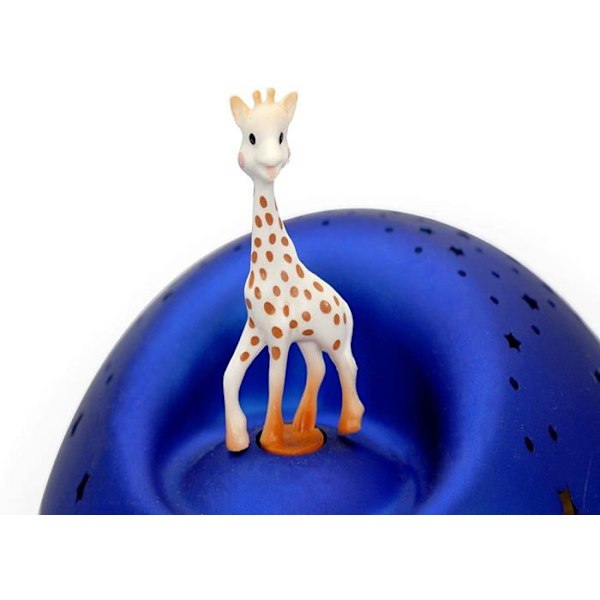 Sophie La Girafe - Tähtiprojektori Musikalla - TROUSSELIER - Ø12cm - Sininen - Paristot Blå