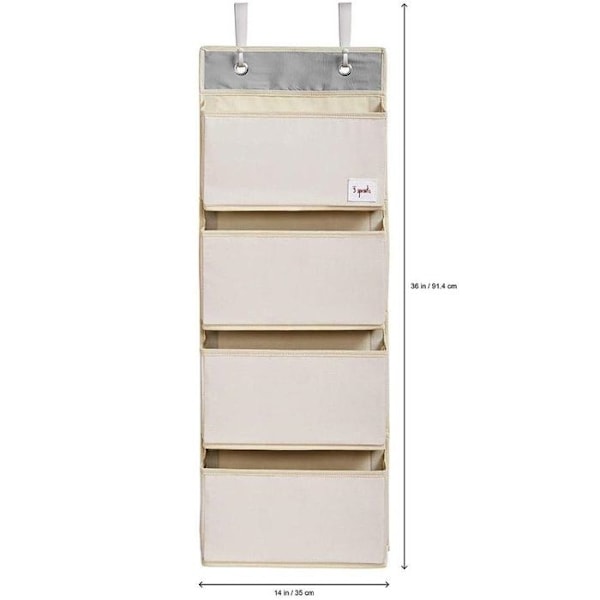 Väggförvaring - 3 SPROTTAR - Lama - Flerfärgad - Beige - Barn Flerfärgad