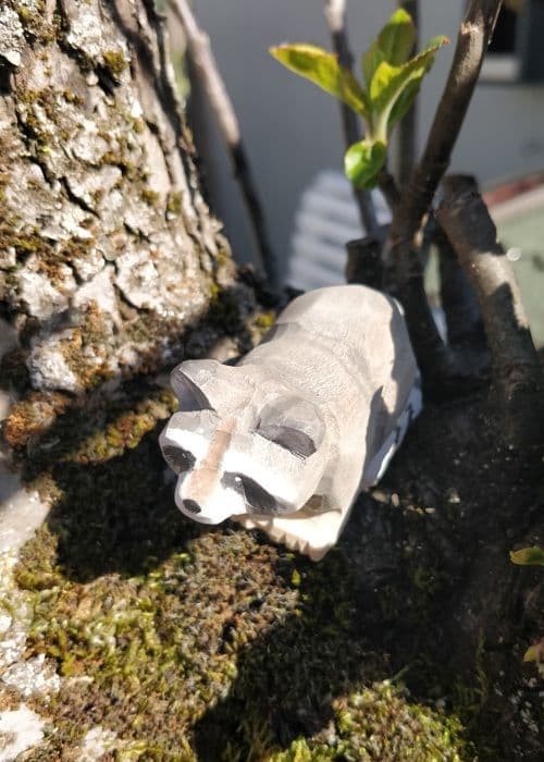 Wudimals - Figurine Vaskebjørn - K-PLAY Grå