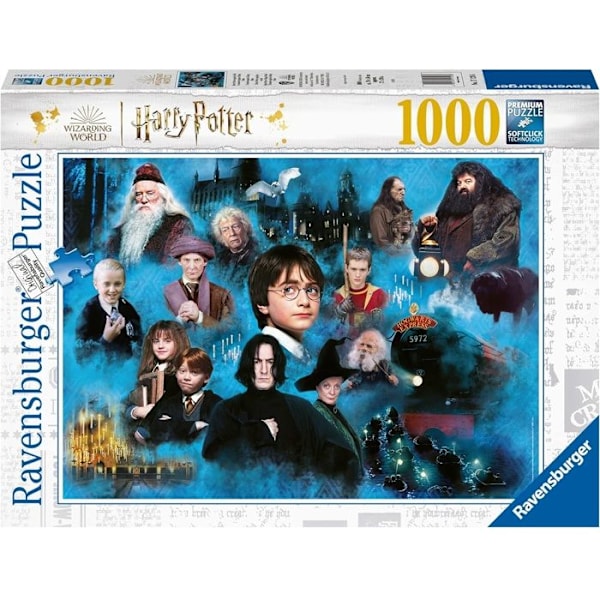1000 palan palapeli: Harry Potter Single Colorin maaginen maailma